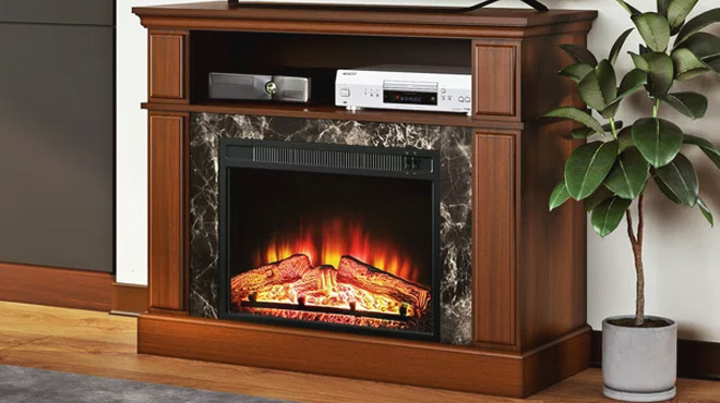 Mainstays Loring Media Fireplace TV Stand