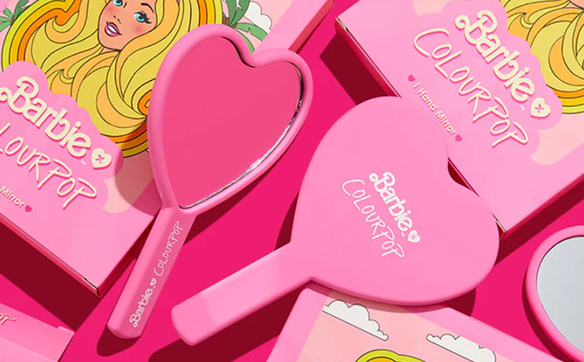 Malibu Barbie Hand Mirror