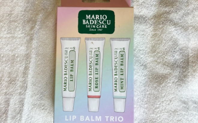 Mario Badescu Nourishing Lip Balm 3 Piece Set