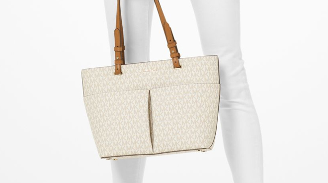 Michael Kors Bedford Medium Logo Tote Bag