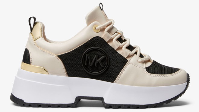 Michael Kors Cosmo Faux Leather Trainers