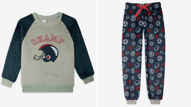 Modern Kids Boys Long Sleeve Pajamas