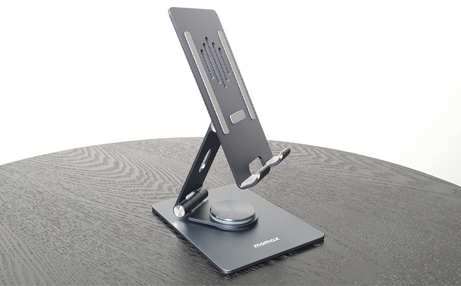 Momax Rotating iPad Stand on a Table