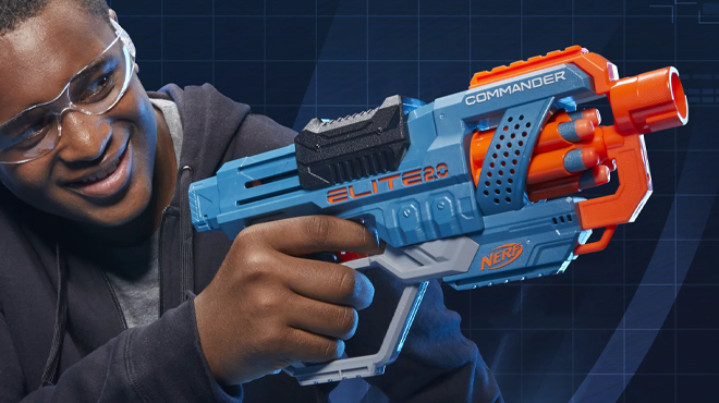 Nerf Elite Commander RD 6 Blaster