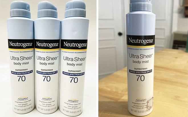 Neutrogena Sunscreen 3 Pack