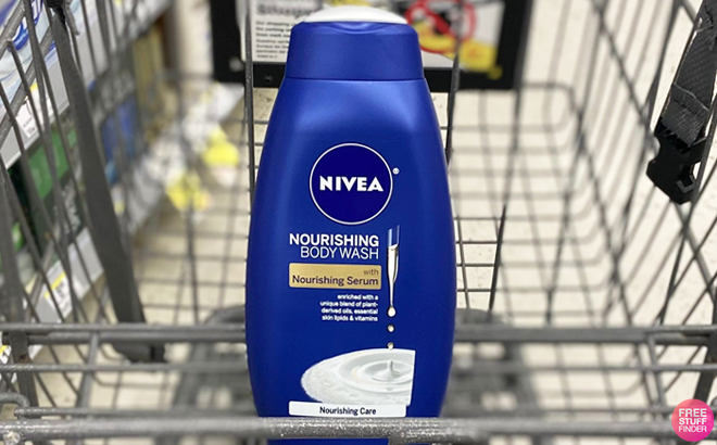 Nivea 20 Ounce Nourishing Care Body Wash with Serum in Cart