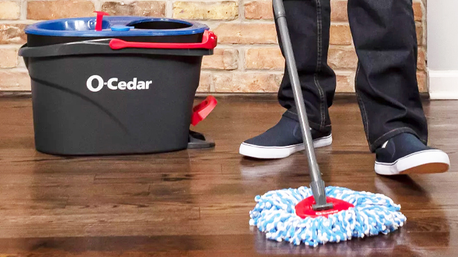 O Cedar EasyWring RinseClean Spin Mop Bucket System