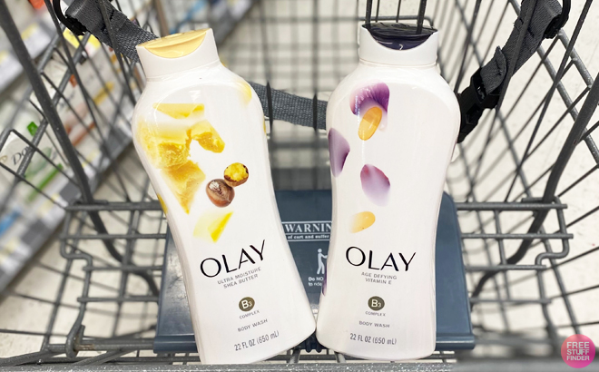 Olay Ultra Moisture Body Wash Shea Butter and Olay Age Defying Body Wash with Vitamin E Unscented at Walgreens