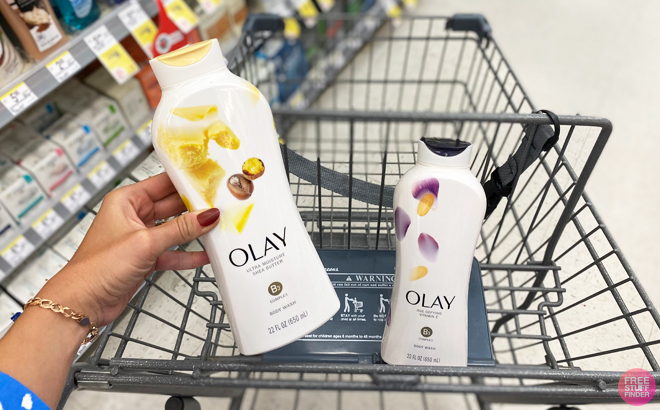 Olay Ultra Moisture Body Wash Shea Butter and Olay Age Defying Body Wash with Vitamin E Unscented