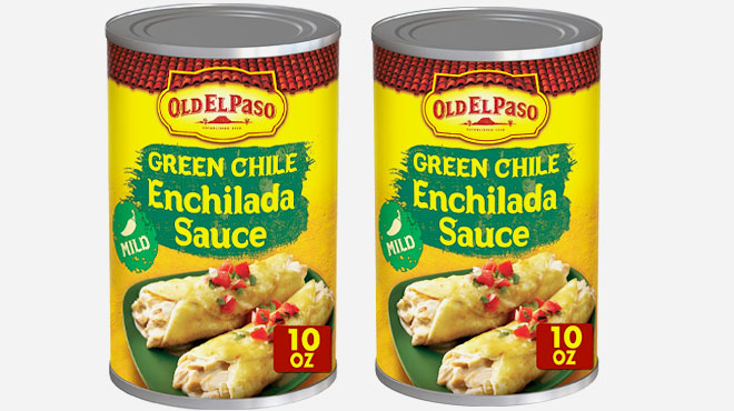 Old El Paso Mild Green Chile Enchilada Sauce 10 oz