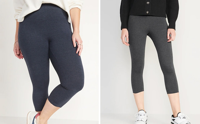 Old Navy Women's High-Waisted Cropped Leggings