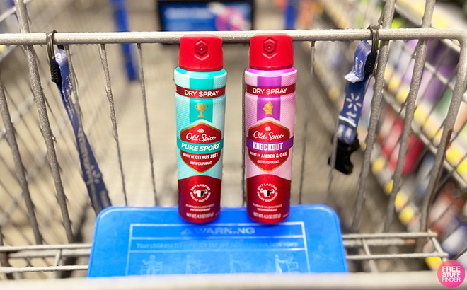 Old Spice Dry Sprays At Walmart