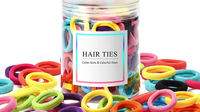 Omszte Toddler Soft Hair Ties 100 Count