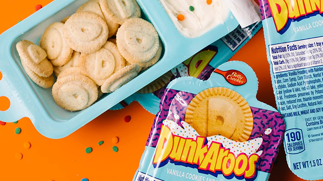 Opened Dunkaroos Cookies