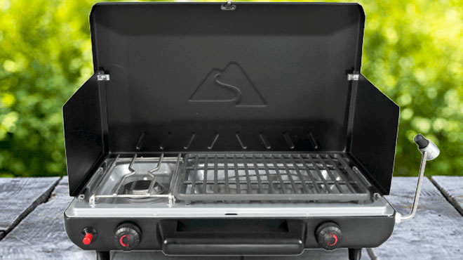 Ozark Trail 2 Burner Propane Camp Stove Grill