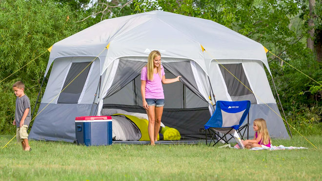 Ozark Trail 8 Person Instant Hexagon Cabin Tent