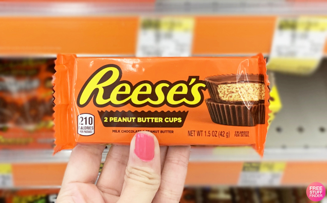 Person Holding Resees Peanut Butter Cup 36 Count