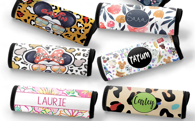 Personalized Luggage ID Wrap in Different Designs at Jane