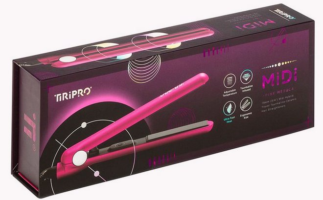 Pink Nebula Midi Hybrid Flat Iron