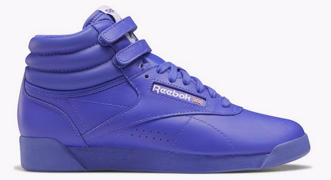 Reebok Freestyle Hi High top shoes purple