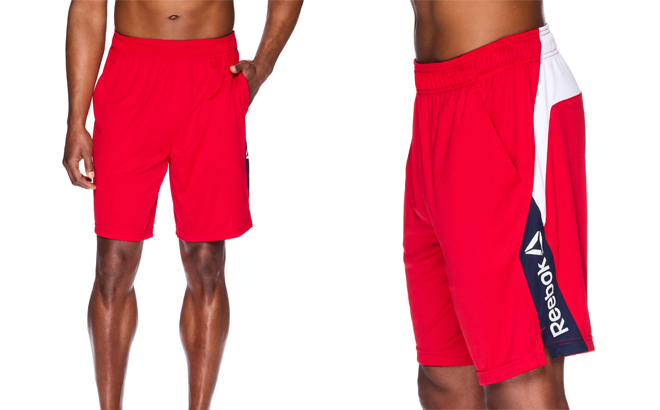 Reebok Mens Tango Red Charger Training Shorts