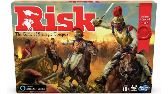 Risk Board Game with Dragon