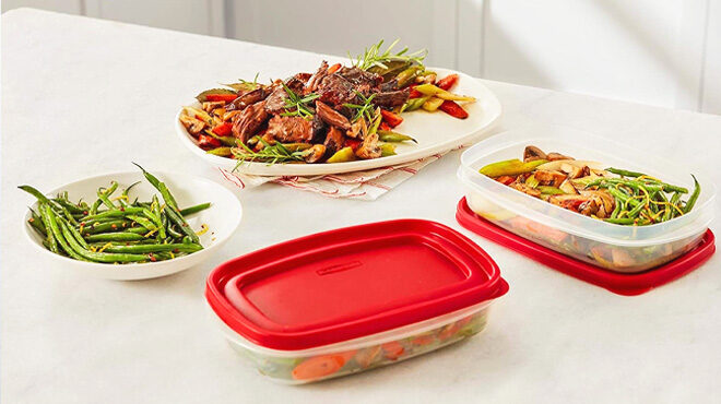 Rubbermaid EasyFindLids Meal Prep Containers