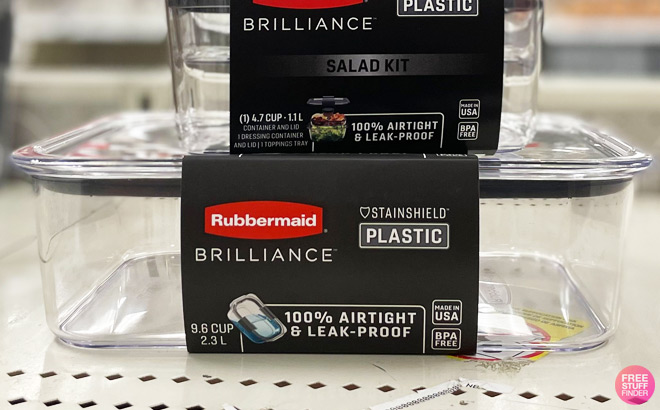 Rubbermaid Leak Proof Brilliance Food Storage Set