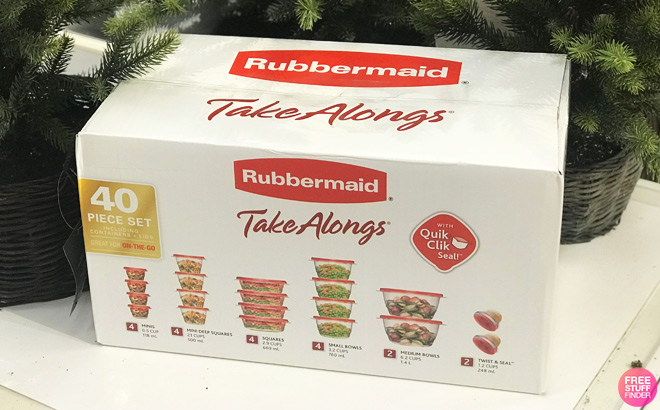 Rubbermaid TakeAlongs Containers 40 Piece Set