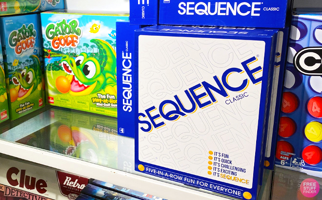 Sequence Board Game in shelf