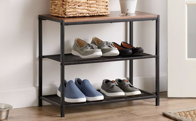 Sonoma Goods For Life 3 Tier Shoe Rack