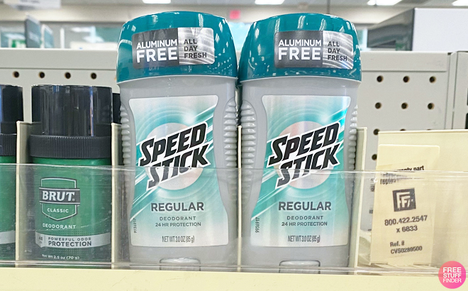 Speed Stick Mens Deodorant 4 pk on the Shelf