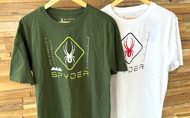 Spyder Mens Infomatic Tee on a Clothes Hanger