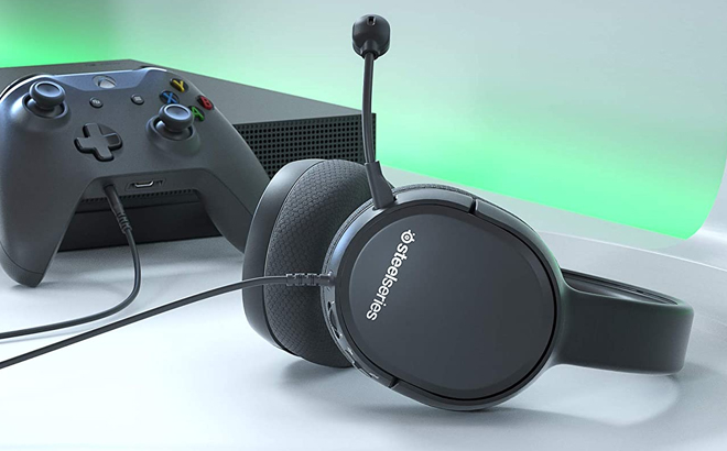 SteelSeries Wired Gaming Headset On A Table