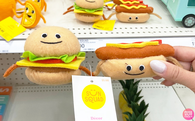 Sun Squad Hamburger Hot Dog Felt Duo 1