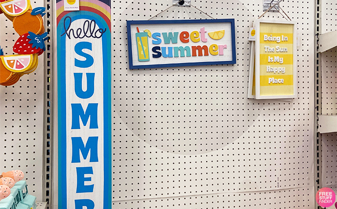 Sun Squad Summer Sign Hanging at Target