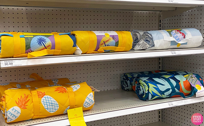 Sunn Squad Picnic Blankets on Shelves at Target