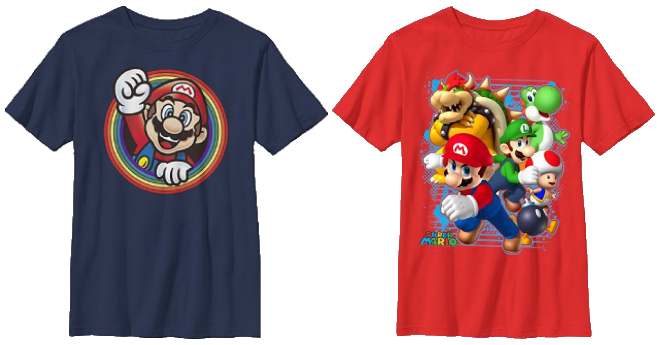 Super Mario Boys Mario Tee