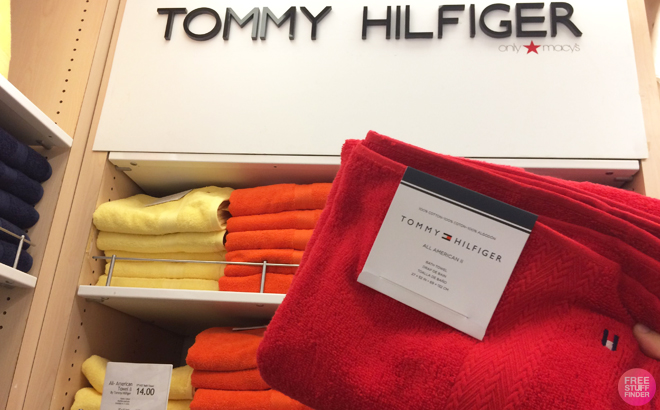 Tommy Hilfiger Modern American Solid Cotton Bath Towel