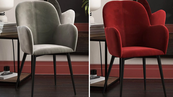 Two Different Color Variant of Queer Eye Fallon Modern Accent Chair