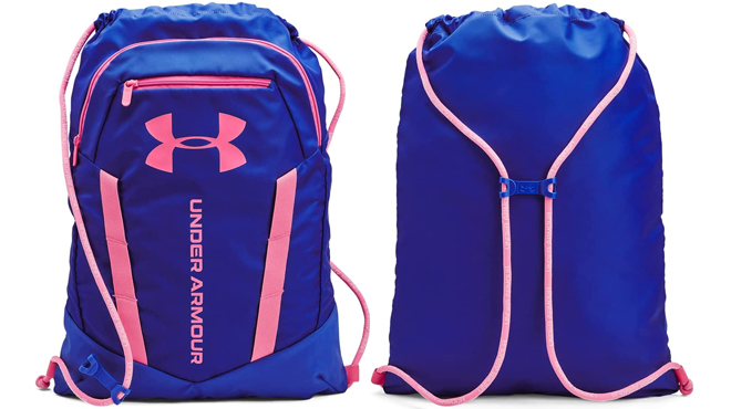 Under Armour Sack Pack front and back view