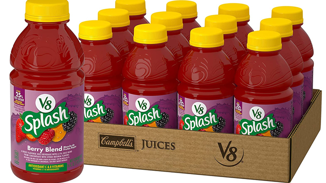 V8 Splash Berry Blend Juice 12 Pack