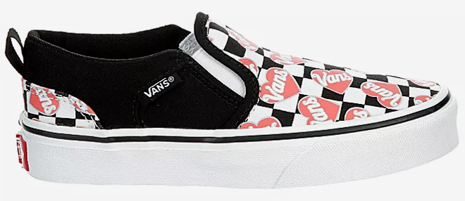 VANS Girls Asher Slip On Sneaker