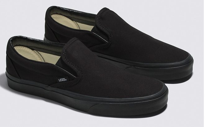 Vans Asher Slip On Sneakers Black