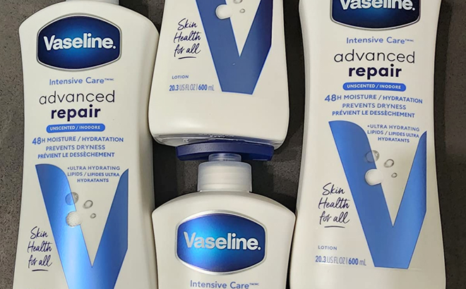 Vaseline Intensive Care Body Lotion 3 pk