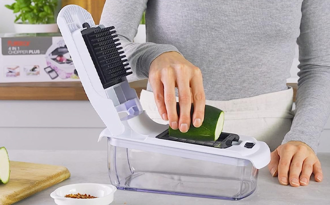 Vegetable Spiralizer and Slicer on table