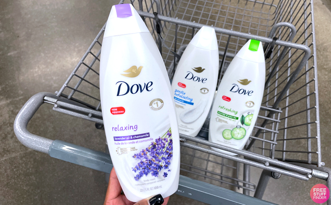 Walgreens Dove Relaxing Lavender Oil Chamomile Body Wash Cart