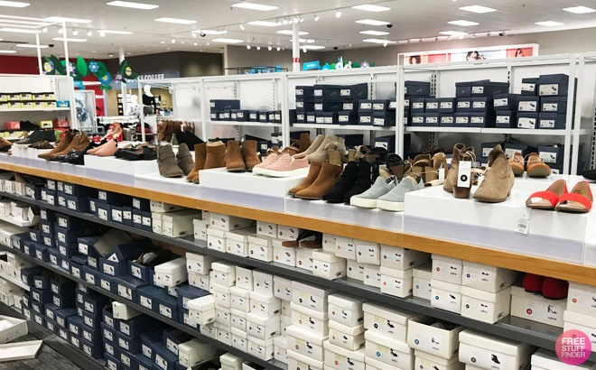 Womens Shoes on shelf