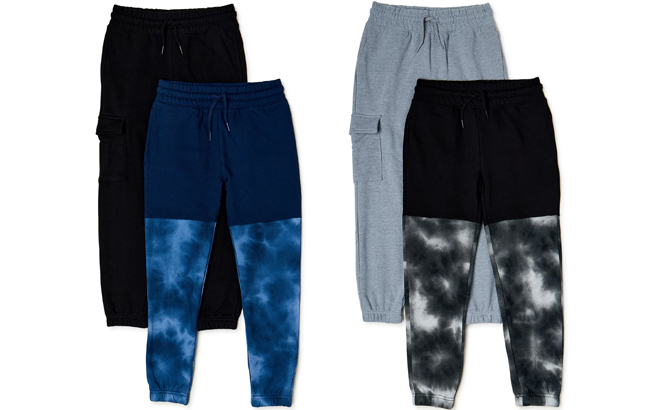 Wonder Nation Boys Terry Jogger Pants