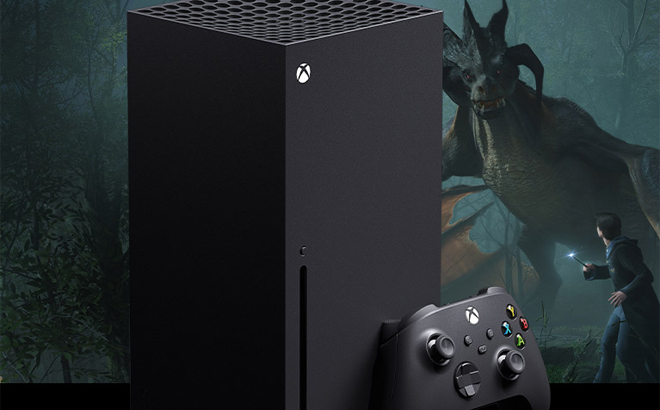 Xbox Series X with a Controller